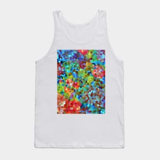 Colorful Triangle Design Tank Top